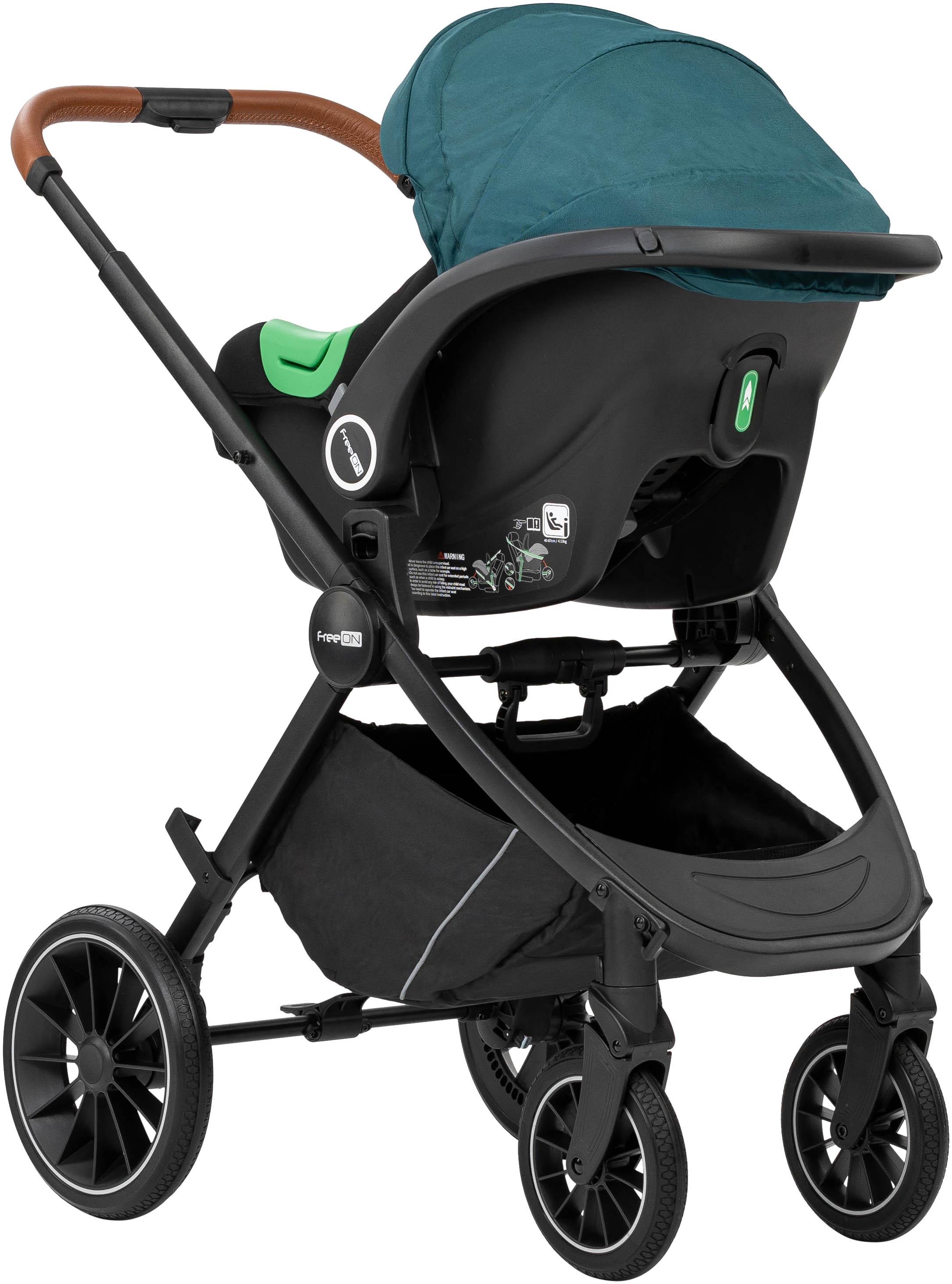 Коляска для дитини універсальна FreeON JOY49669 Dark/Green (14985625) - фото 3