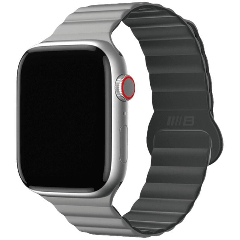 Ремінець BlueO Magnetic Silicone для Apple Watch 42 /44/45/46/49 мм Grey (00000077867_2)