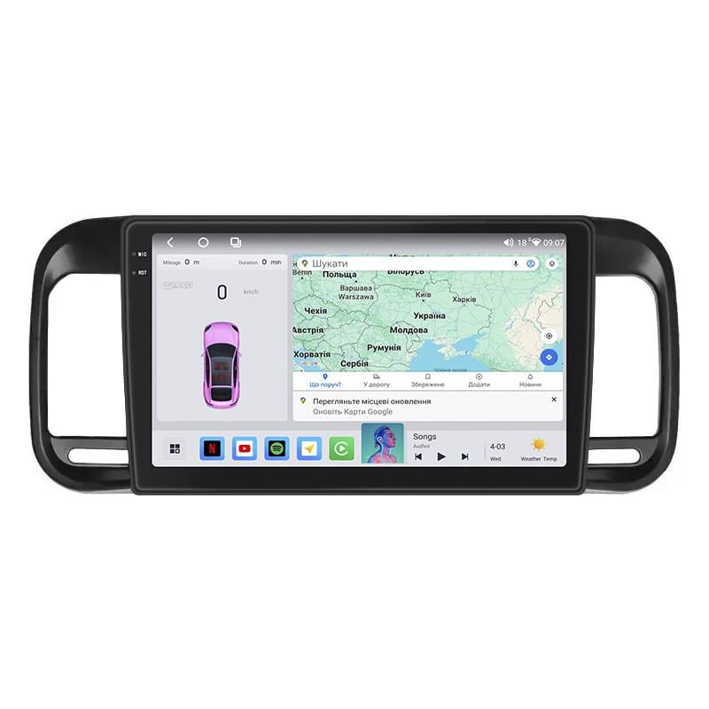Автомагнитола штатная Lesko 4G/CarPlay/QLED/360°/GPS/Wi-Fi для Brilliance M2 BS4 I Рестайлинг 2010-2012 4/64Gb 9" (2328434618)