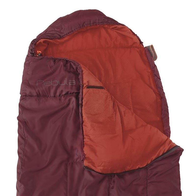 Спальный мешок Easy Camp Nebula M 7/2°C 180 см Left Zip Red (240157) - фото 6