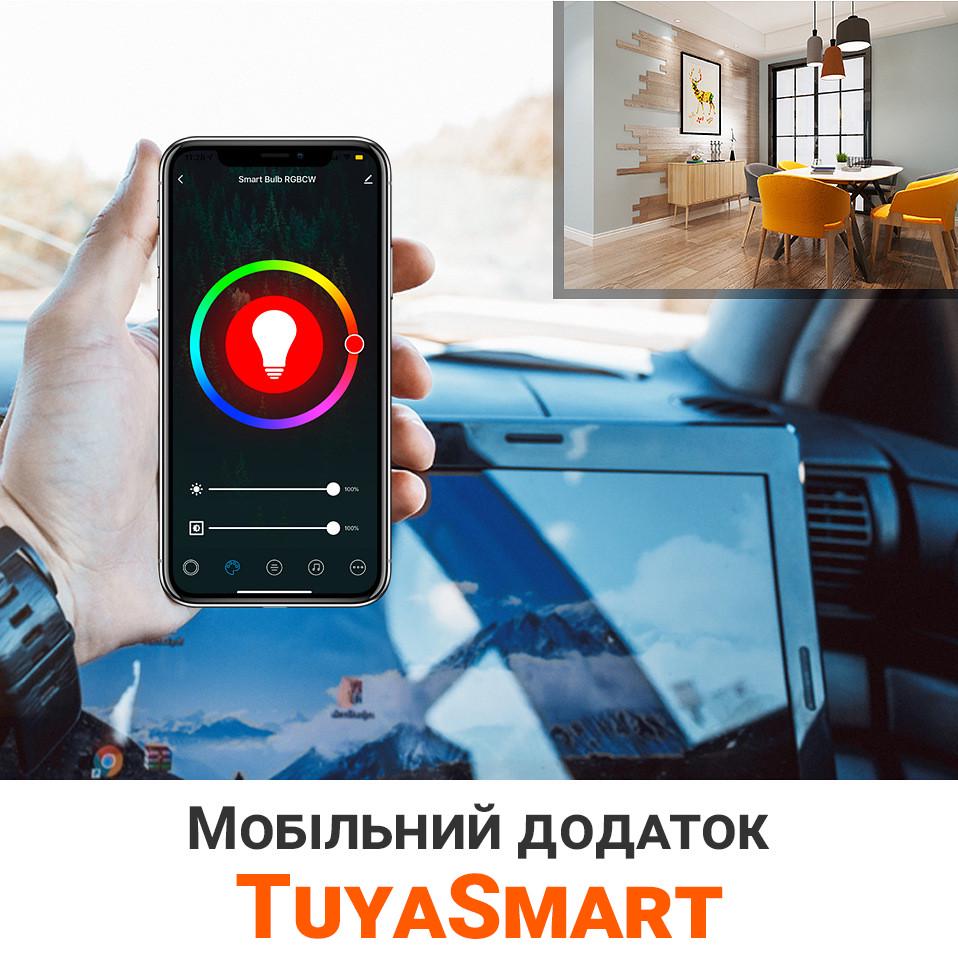 Розумна WiFi LED лампочка USmart Bulb-02w світлодіодна RGB лампа E14 цоколь з підтримкою Tuya для Android/iOS - фото 4