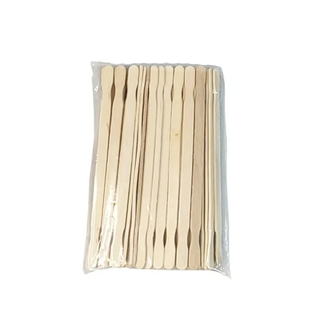 Шпатель дерев'яний вузький 100 шт. 1,8х6х140 мм (011692)