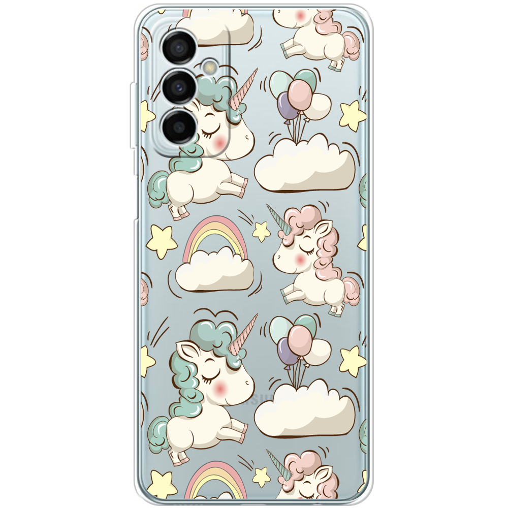 Чехол BoxFace Samsung Galaxy M23 5G (M236) Unicorns Прозрачный силикон (44471-cc2-44471)