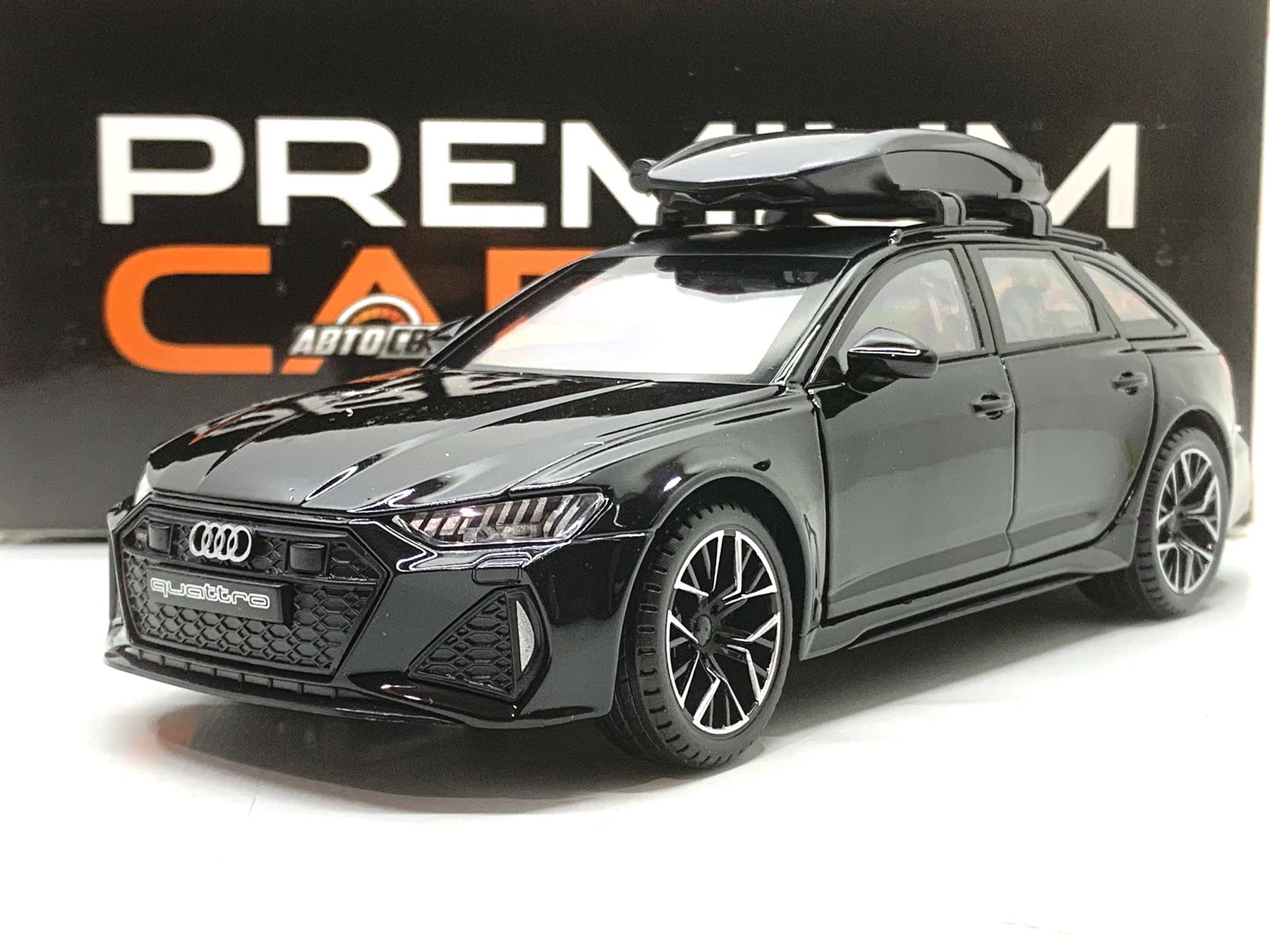 Машина АвтоСвіт Audi RS 6 інерційна відкриваються двері/капот/багажник 21 см Чорний (AP-2026)