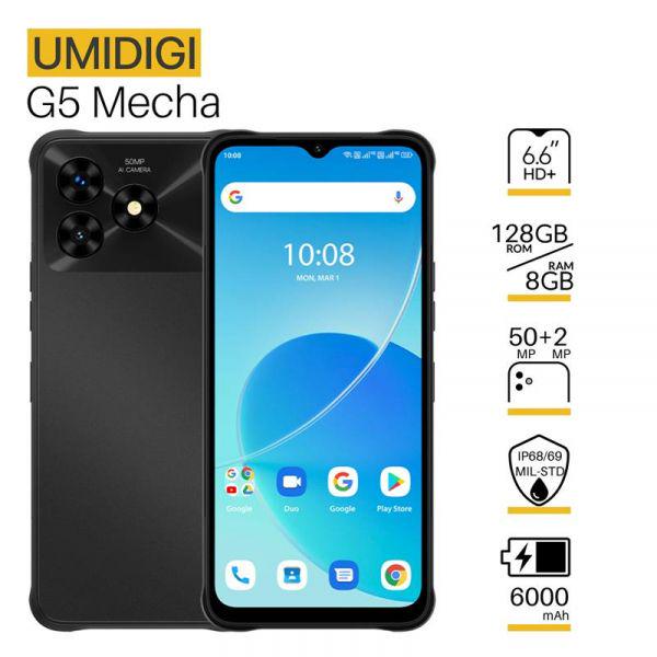 Смартфон Umidigi G5 Mecha RP08 8/128ГБ Graphite Black (6973553523002) - фото 2 Смартфон Umidigi G5 Mecha RP08 8/128ГБ Graphite Black (6973553523002) - фото 2