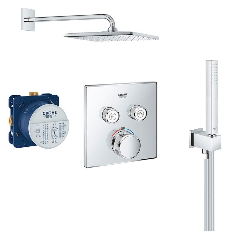 Душевая система скрытого типа Grohe Grohtherm SmartControl 26405SC1 26405SC1 Хром (113637)