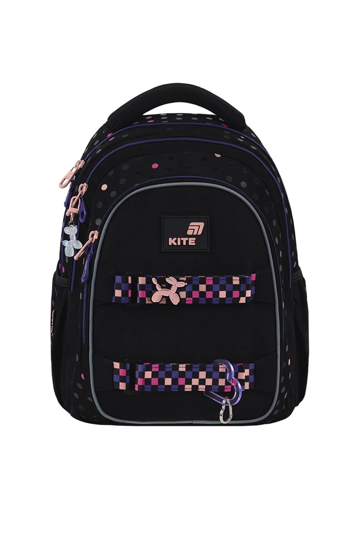 Рюкзак школьный ортопедический KITE Education teens Romantic Street Art K26-8001M-1 Рюкзак школьный ортопедический KITE Education teens Romantic Street Art K26-8001M-1