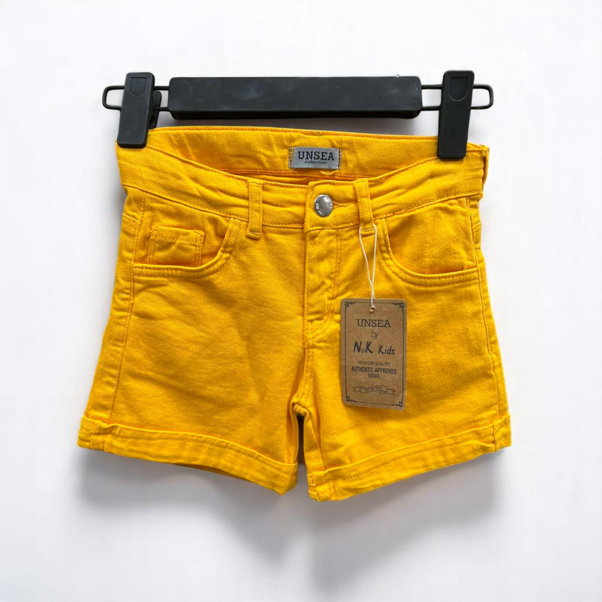 Шорты детские Unsea 52722 джинсовые 128 см Yellow (S_52722/128Yellow )