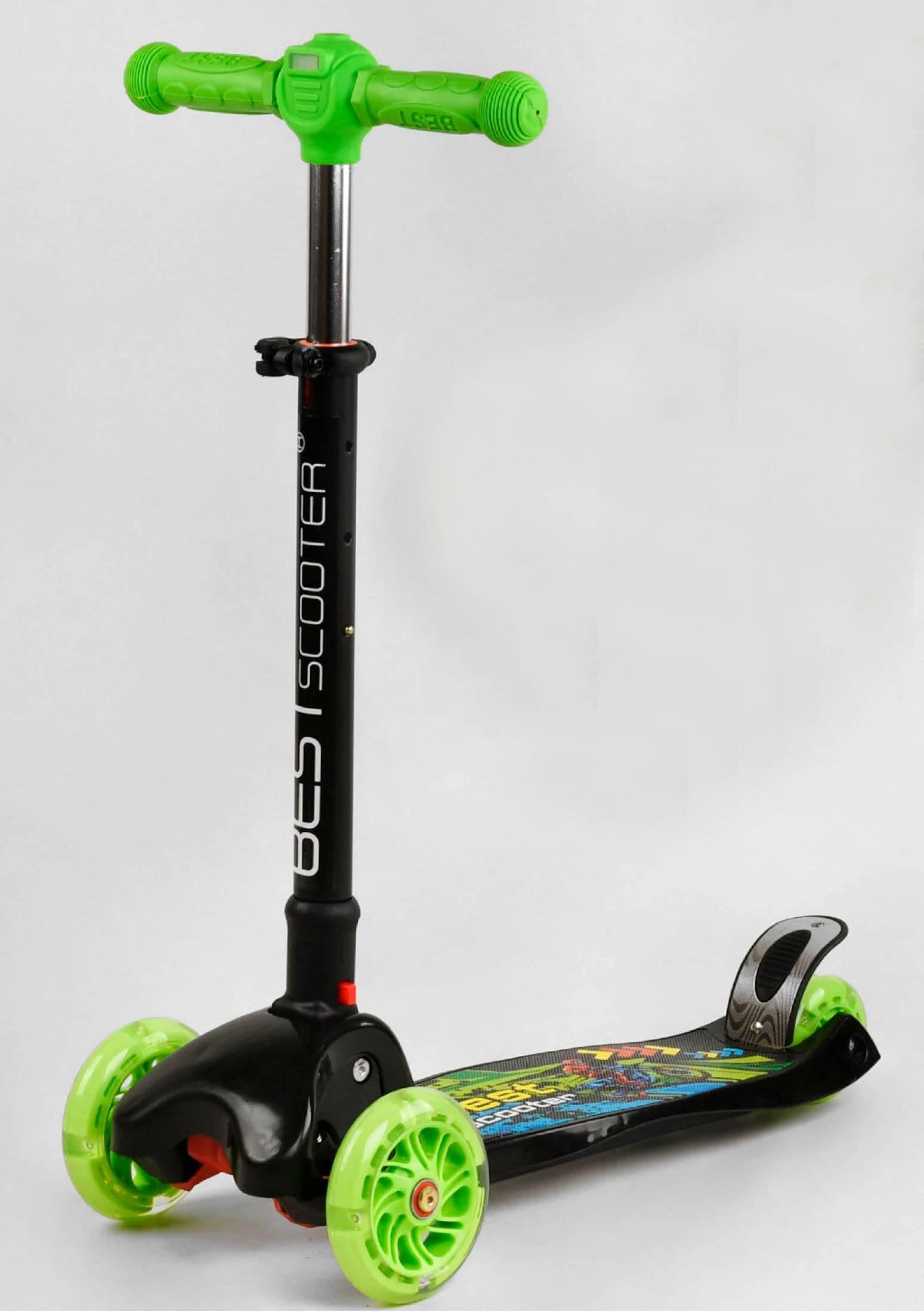 Самокат трехколесный Best Scoter L-8574 MAXI Зеленый