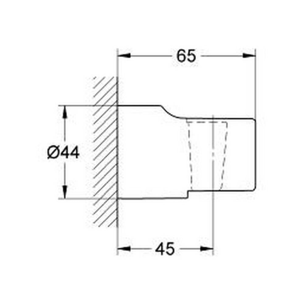 Тримач для душу Grohe Relexa plus 28622000 настінний Хром (111138) - фото 2