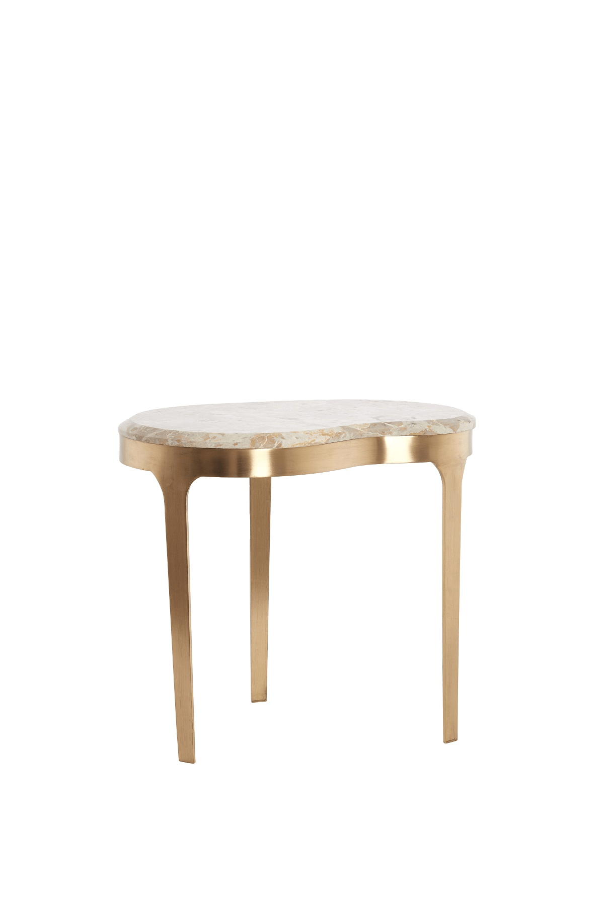 Кофейный столик Light&Living с мраморной столешницей 48 см Золотой Кофейный столик Light&Living с мраморной столешницей 48 см Золотой