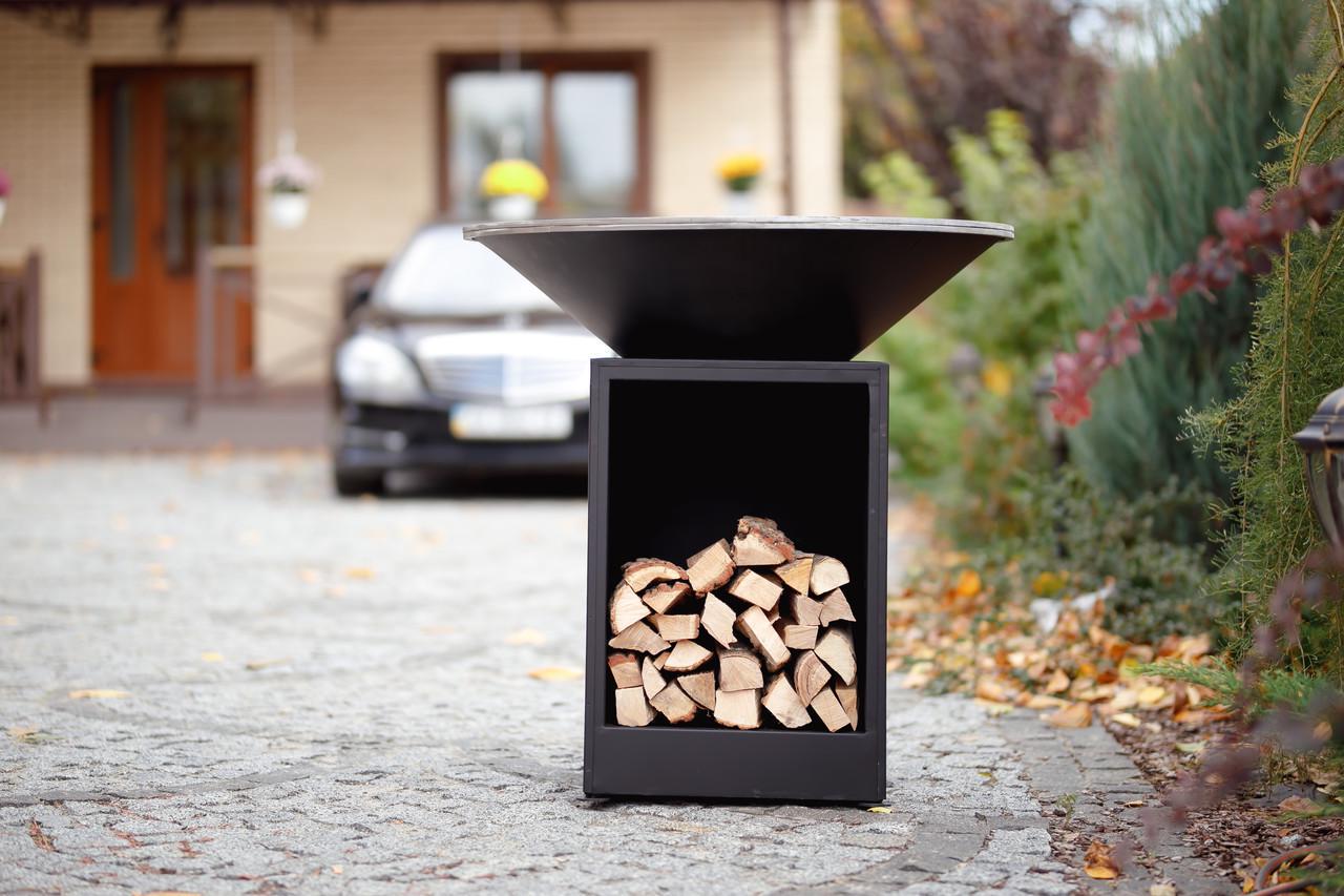 Гриль-мангал барбекю з відкритою тумбою Smoke House Holla Grill Open Black (600005) - фото 4