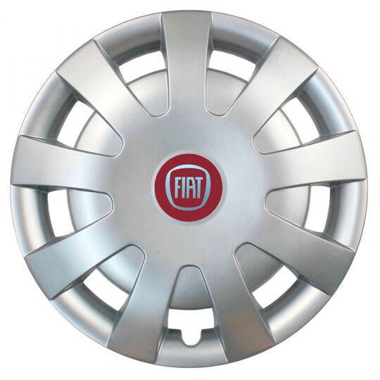 Автомобильные колпаки SKS 405 R16 с логотипом Fiat 4 шт. Серебристый