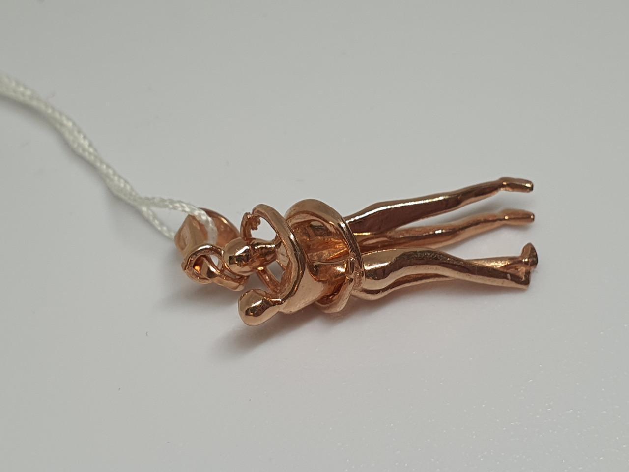 Кулон срібло Люди Пара що обіймаються позолота 925 проба (2554492132) - фото 8 Кулон срібло Люди Пара що обіймаються позолота 925 проба (2554492132) - фото 8