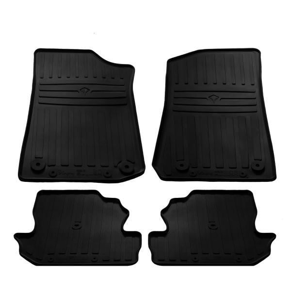Коврики резиновые Stingray для Jeep Wrangler JL 3 двери 18- special design 2017 с plastic clips FC2 4 шт. (1046084)