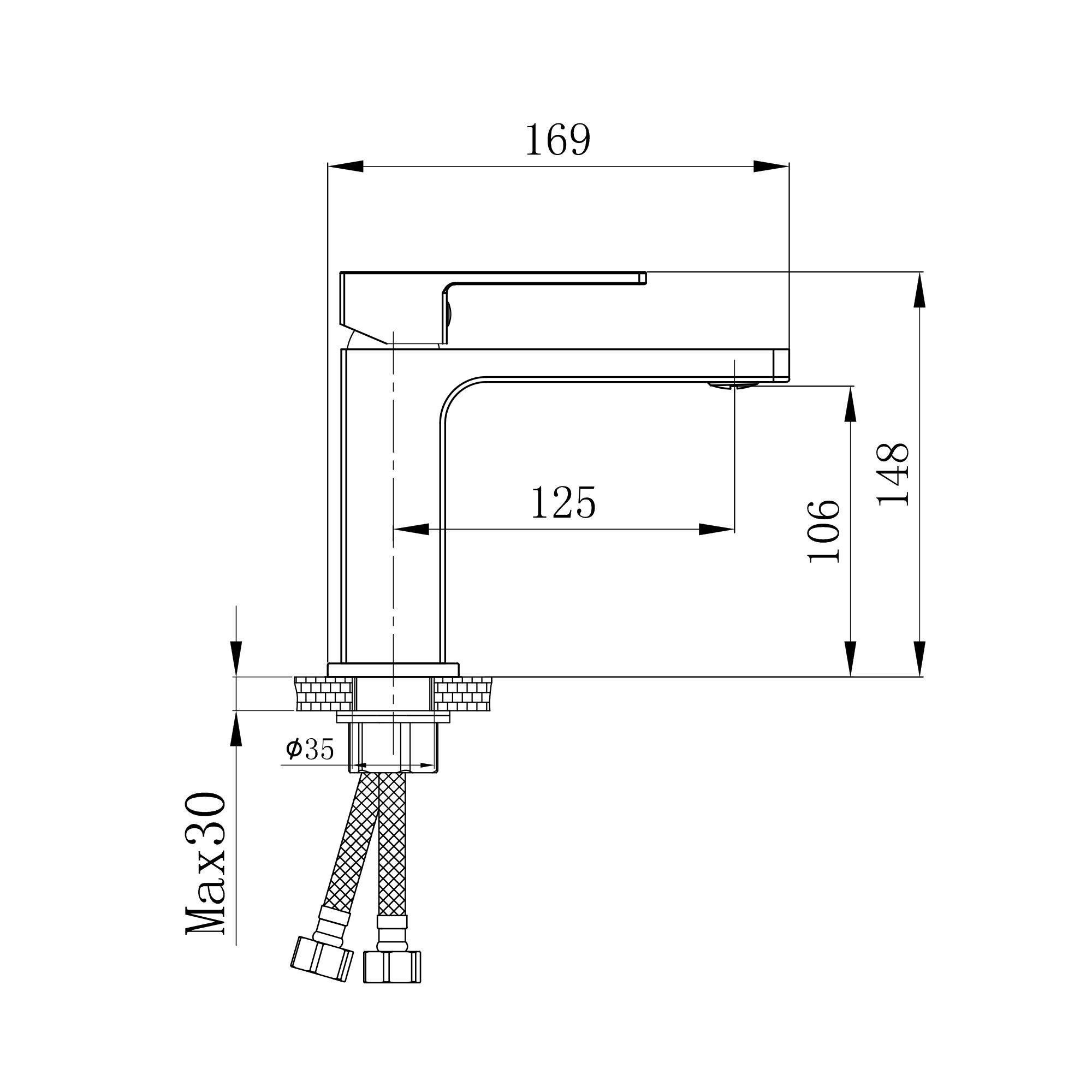 Смеситель для раковины Qtap Gemini QTGEM270CRW45675 Chrome/White (SD00051799) - фото 2
