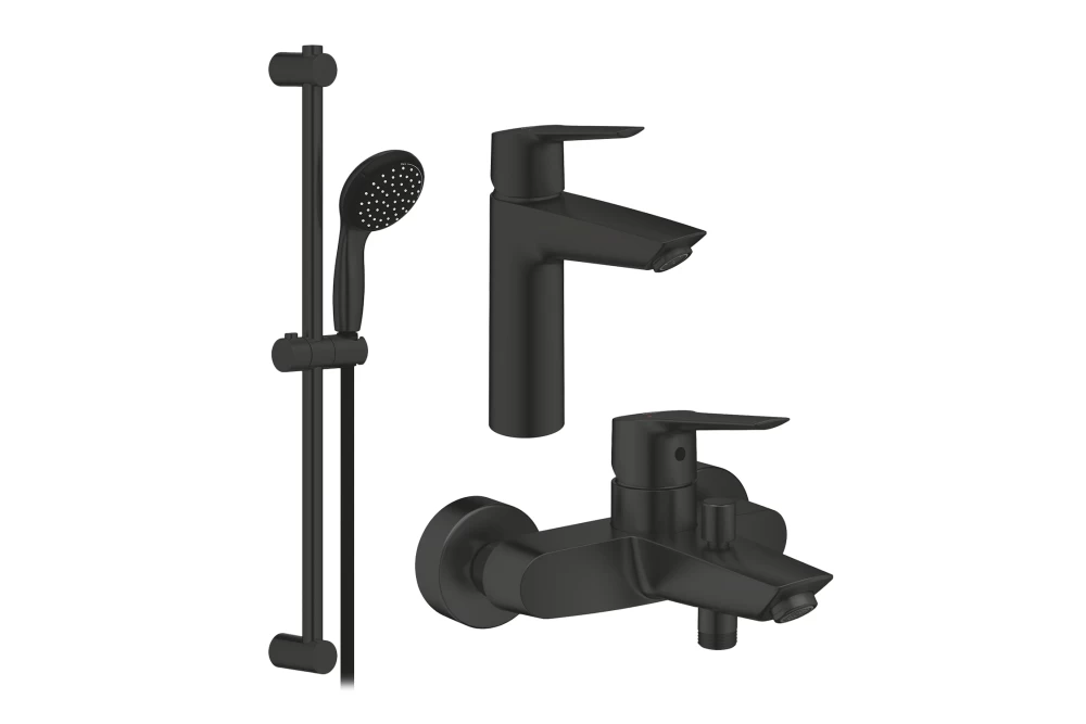 Набор смесителей для ванной комнаты Grohe QuickFix Start UA303301MQ 3в1 Black (374071)