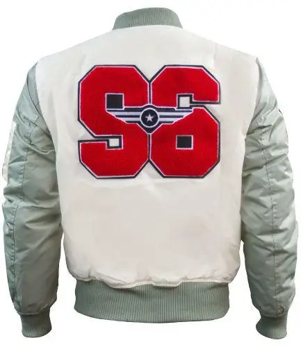 Бомбер Top Gun Stadium Varsity Jacket S Cream (TGJ1636CS) - фото 2