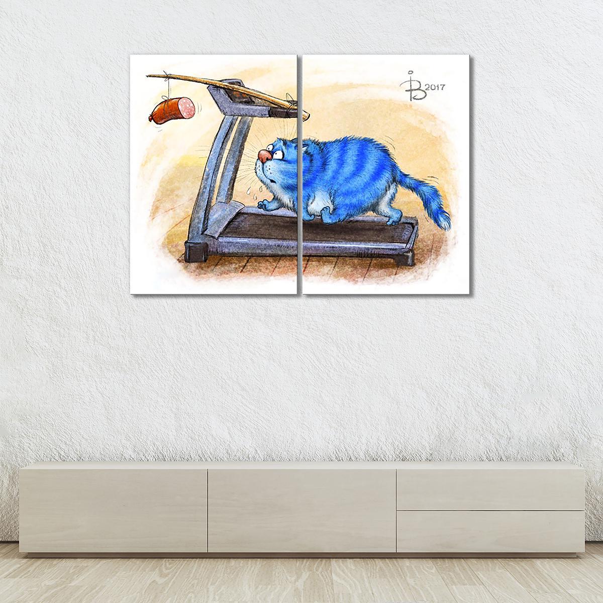 Модульная картина Фитнес (Мотивация) 2 модуля 30х45 см