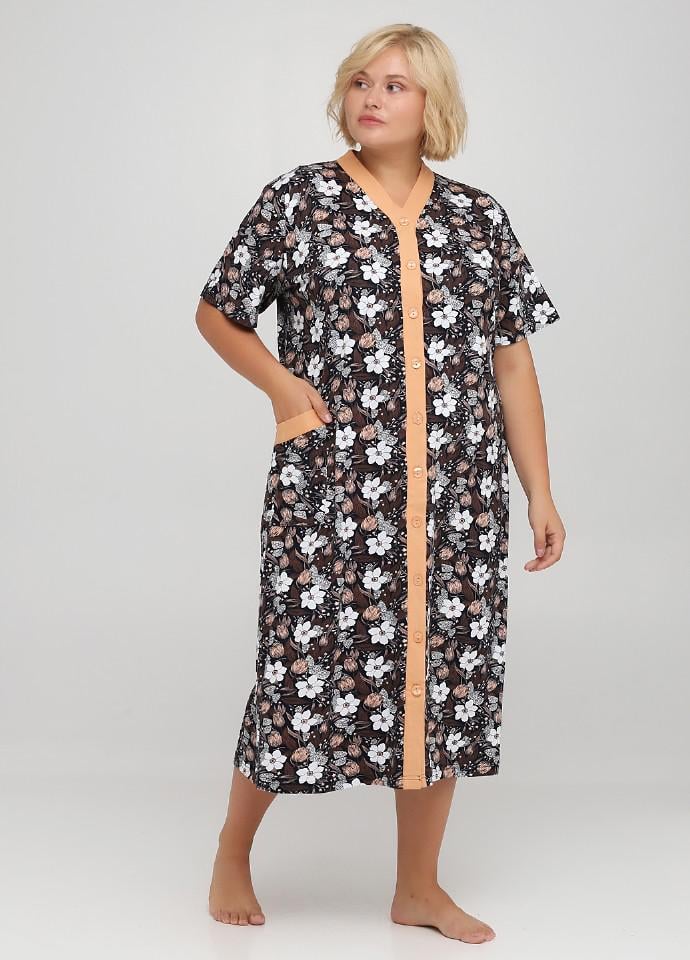 Халат Wild Love 4XL Разноцветный (81646-21) Халат Wild Love 4XL Разноцветный (81646-21)