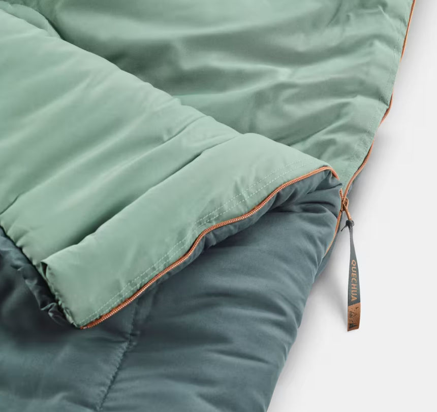Мішок спальний Quechua для кемпінгу 215x80 см Зелений - фото 5 Мішок спальний Quechua для кемпінгу 215x80 см Зелений - фото 5