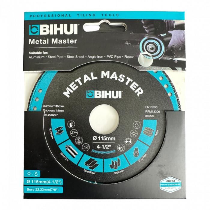 Диск алмазный BIHUI Metal Master 115x1,4x22,23 мм (DSBC115) - фото 4