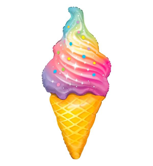 Воздушный шар Мороженое радужное 87х40 см (11238002) Воздушный шар Мороженое радужное 87х40 см (11238002)