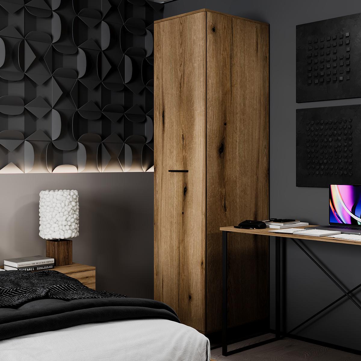 Пенал ART IN HEAD Asсet 450x2000x590 мм Дуб Эвок (GAAS10100000030) - фото 3 Пенал ART IN HEAD Asсet 450x2000x590 мм Дуб Эвок (GAAS10100000030) - фото 3