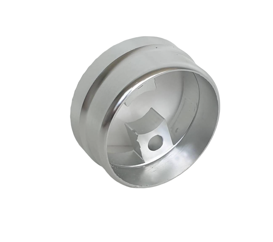 Стіновий фланець для алюмінієвих перил Ø 50 мм Сріблястий