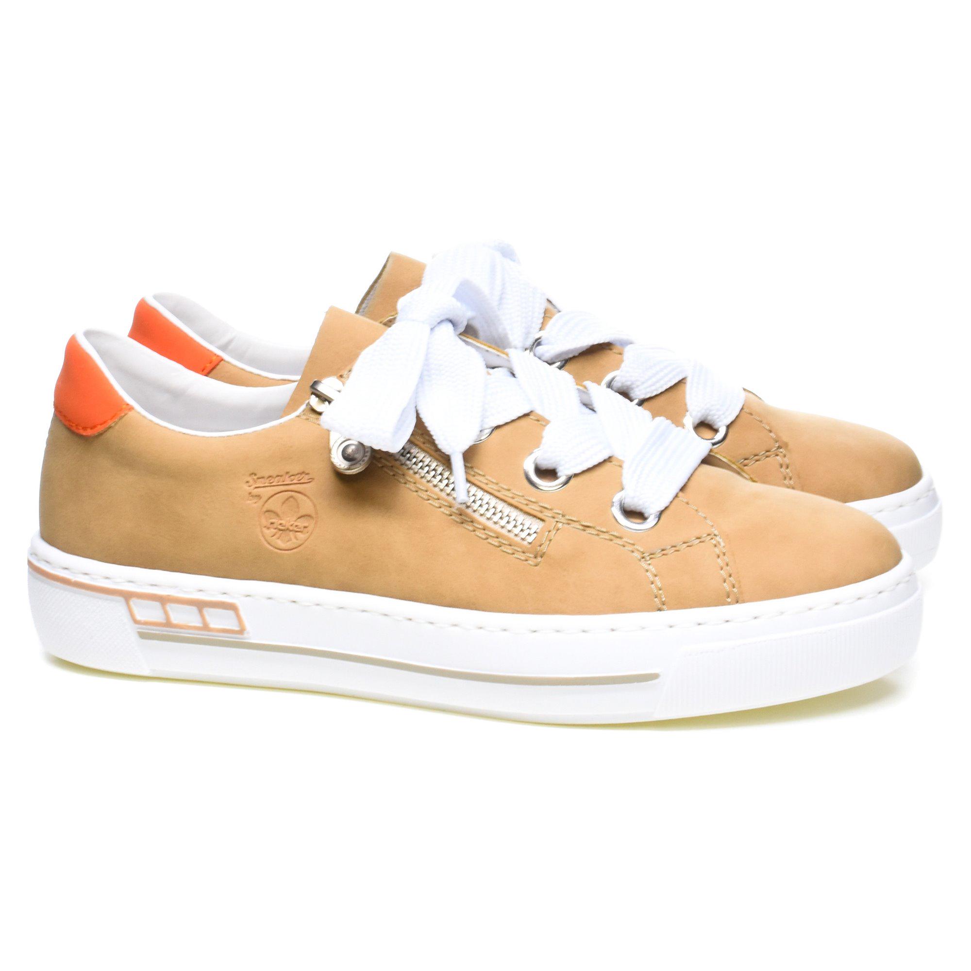 Кеди жіночі Rieker р. 38 Бежевий (035073-38) - фото 4 Кеди жіночі Rieker р. 38 Бежевий (035073-38) - фото 4