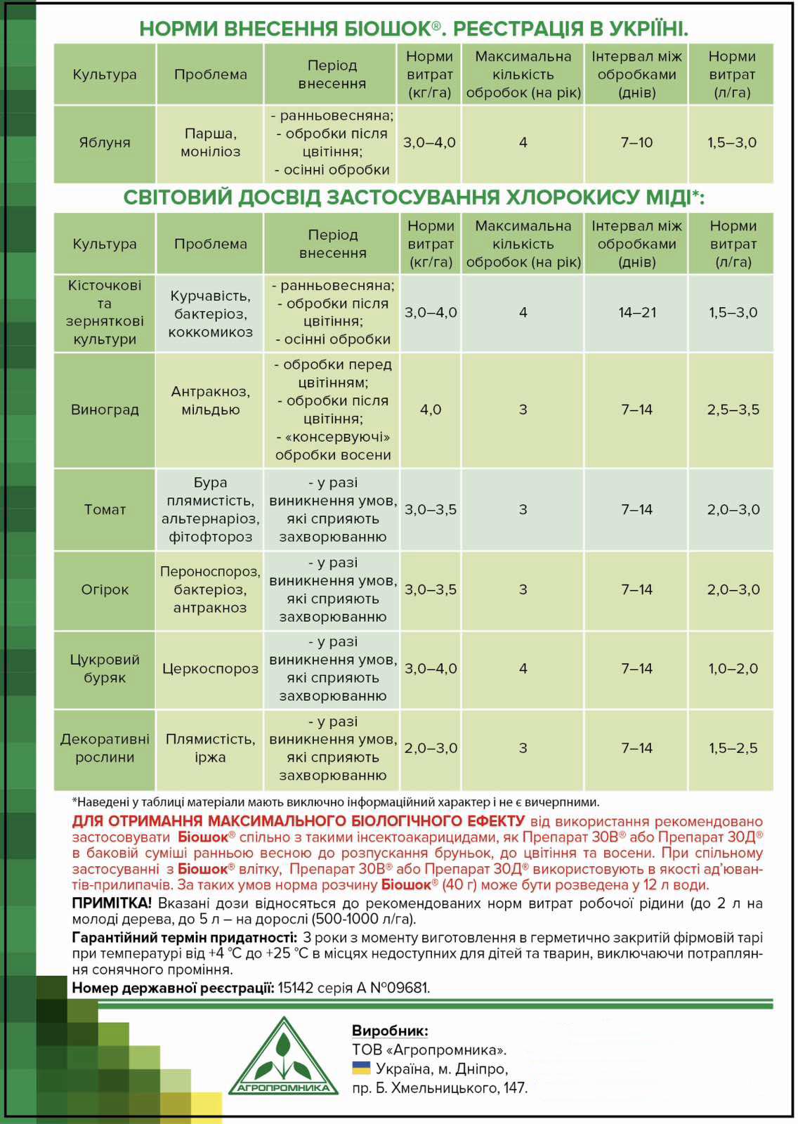 Фунгіцид Агропромніка Біошок 500 мл - фото 3 Фунгіцид Агропромніка Біошок 500 мл - фото 3