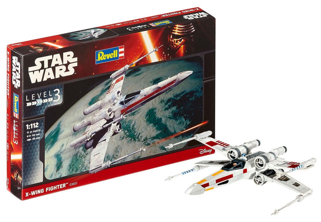 Сборная модель Revell Звездный истребитель X-крыло уровень 3 масштаб 1:112 (RVL-03601)