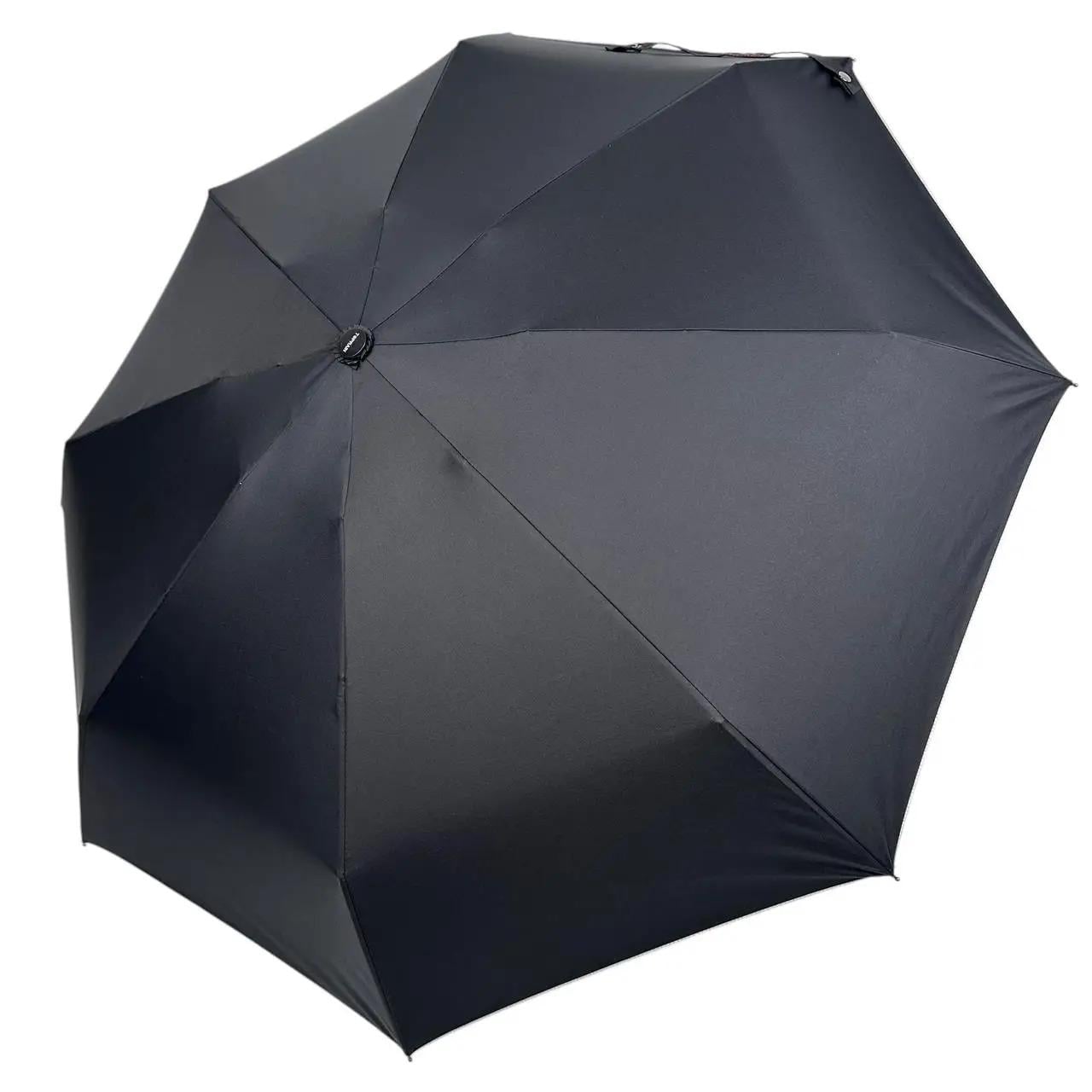 Міні-парасолька жіноча автомат TOP RAIN 744-12 8 спиць 23 см Чорний/Сріблястий (37282983)