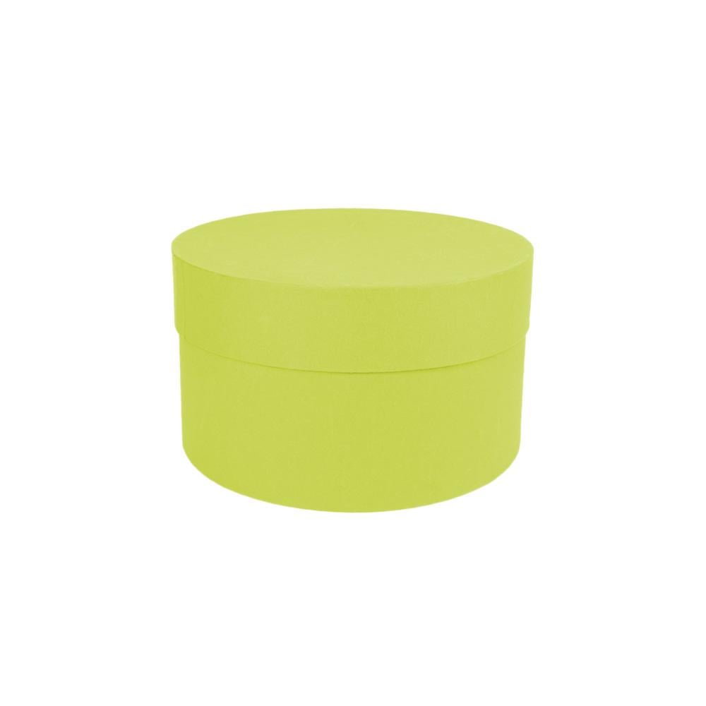 Коробка Perfectbox цилиндрическая матовая 8х15х15 см Салатовый (1581)