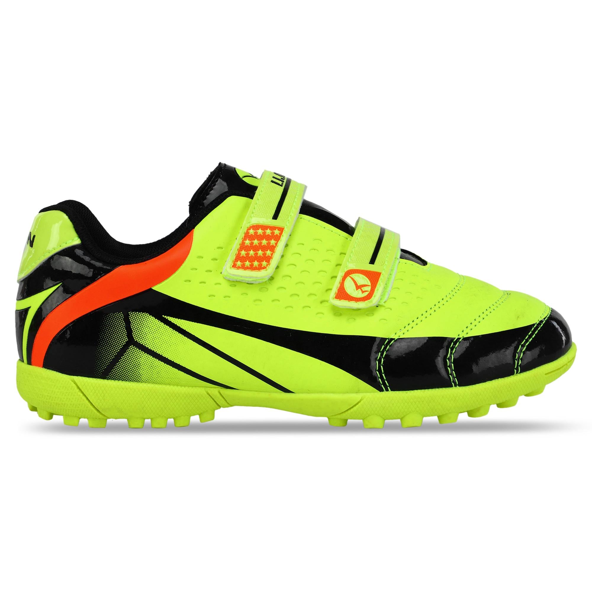 Сороконожки футбольные детские LiJIN 701-2-31-36-1 р. 32 Салатовый/Черный