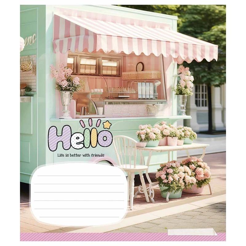 Школьная тетрадь в линейку Школярик 12 листов Разноцветный (NB-286-Z-525)