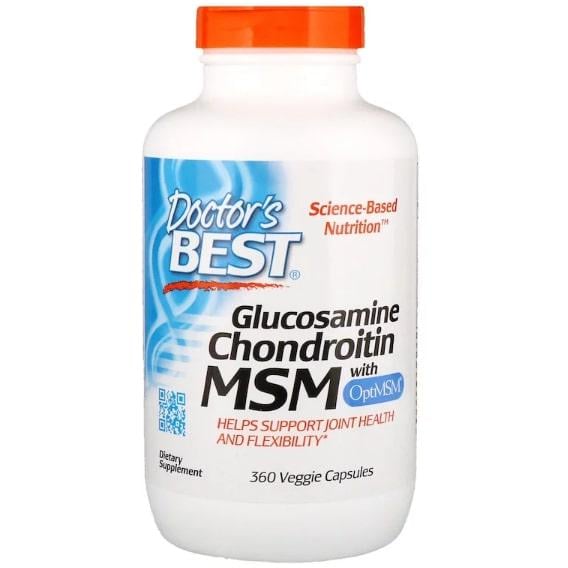 Препарат для суставов и связок Doctor's Best Glucosamine Chondroitin MSM with OptiMSM 360 Caps (DRB-00364)