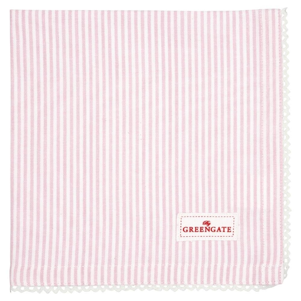 Серветка GreenGate Zoe pale 40x40 см Pink (5707463360997)