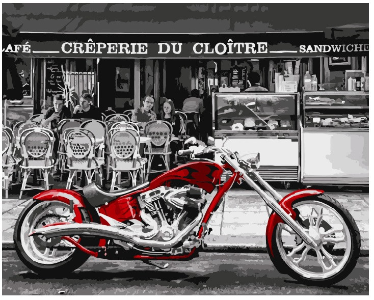 Картина по номерам Brushme Король дороги (GX8933) Картина по номерам Brushme Король дороги (GX8933)