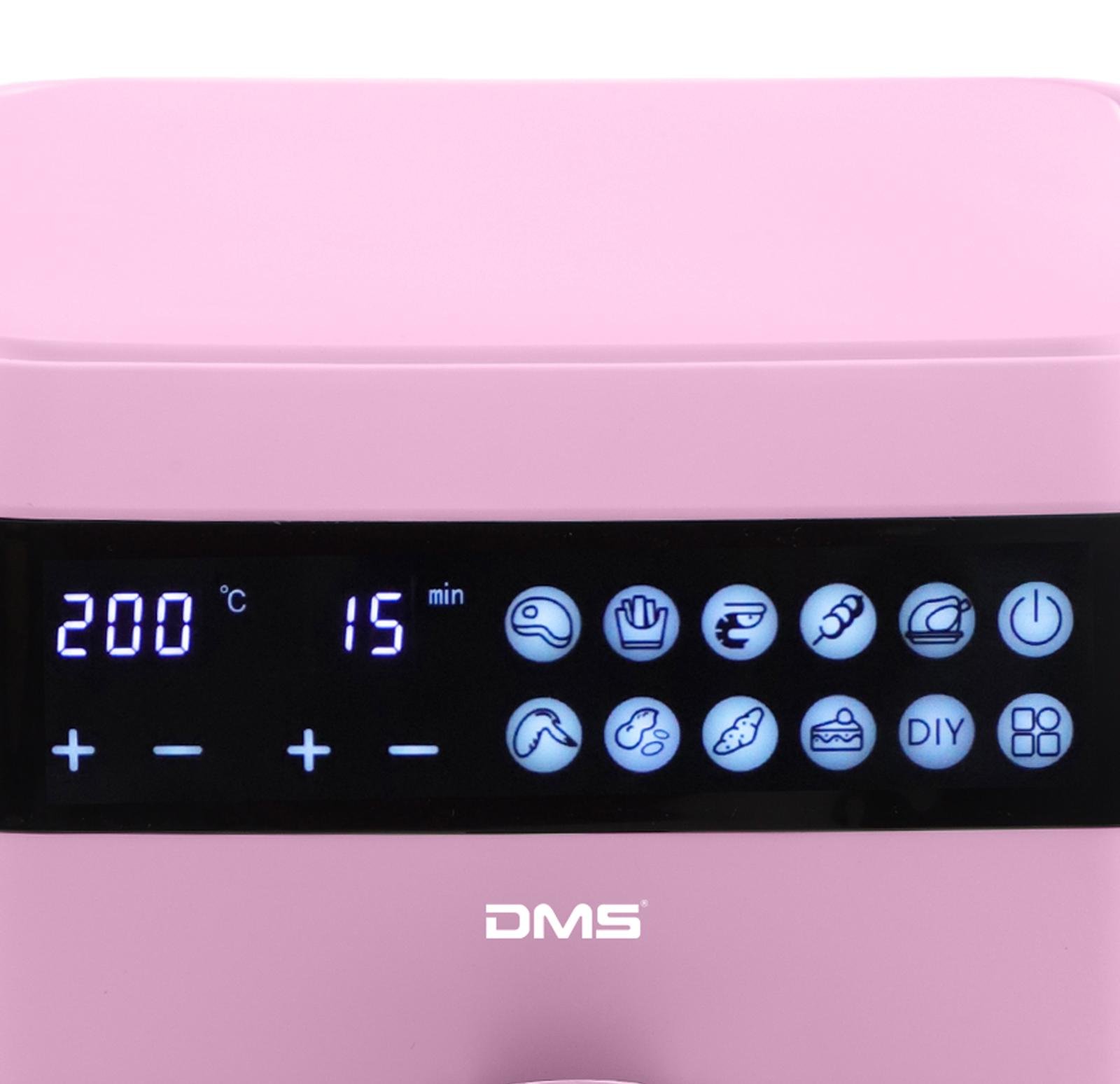 Аерофритурниця/мультипіч DMS HFG-7R XXL 1600 Вт Pink (39210) - фото 5