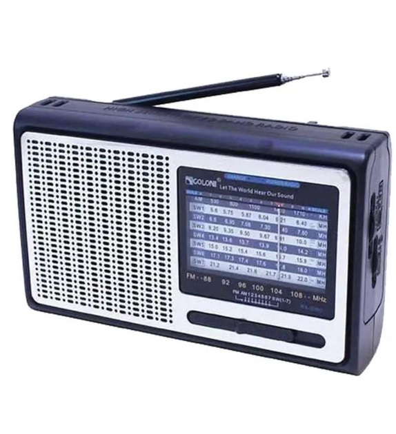 Радіоприймач Golon 3060 на акумуляторі Чорний (GR-04680)