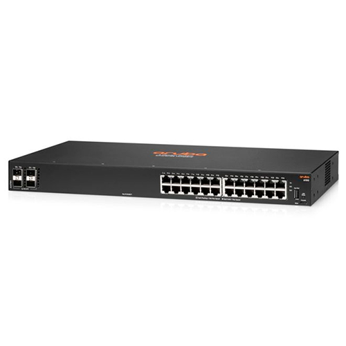 Комутатор керований Aruba Networking CX 6100 24G 4SFP+ Switch 128 Гбіт/с 33W Black (JL678A)