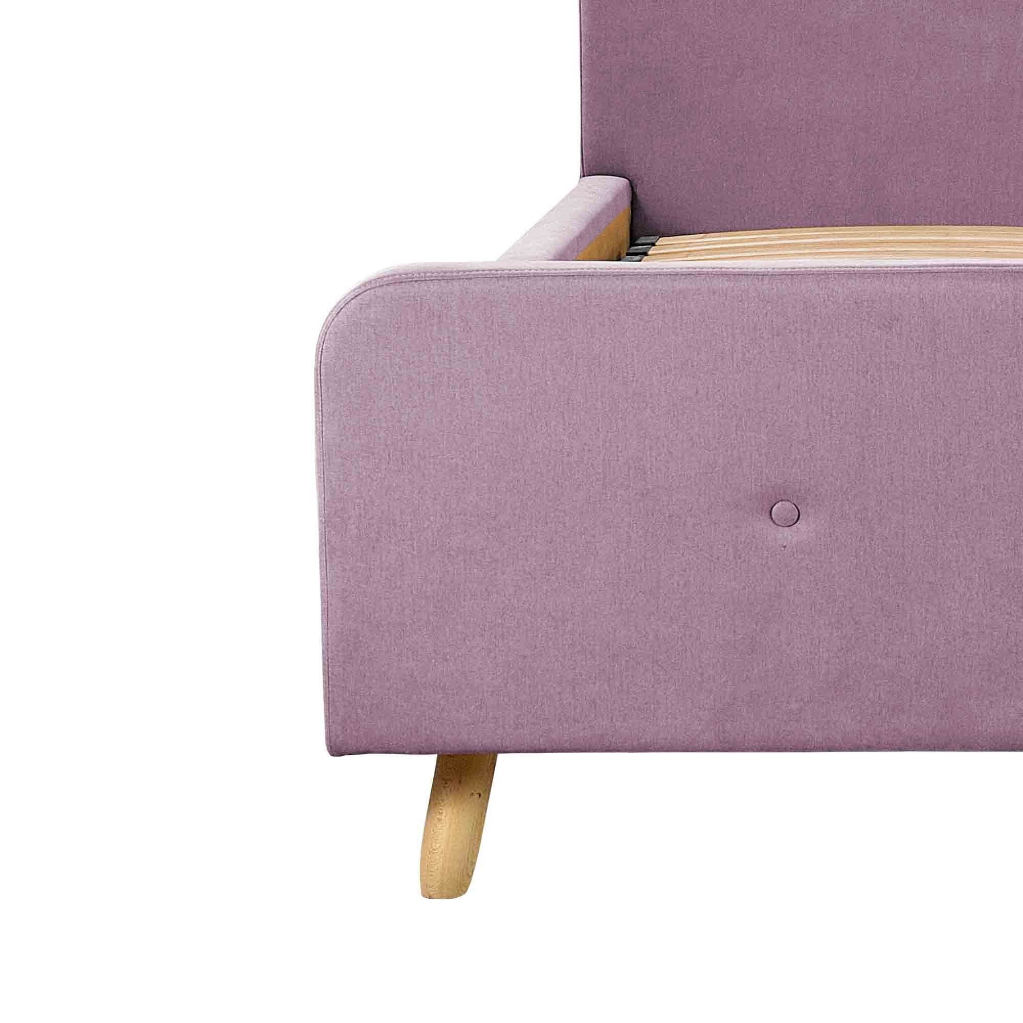 Кровать двуспальная Mishel VIP Wood Fibril 24 180х200 см Розовый - фото 7 Кровать двуспальная Mishel VIP Wood Fibril 24 180х200 см Розовый - фото 7