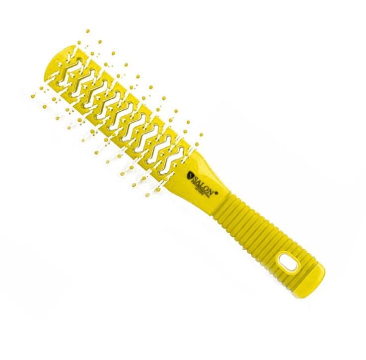 Расческа стилет Salon Professional двухсторонний Желтый (1663873336)