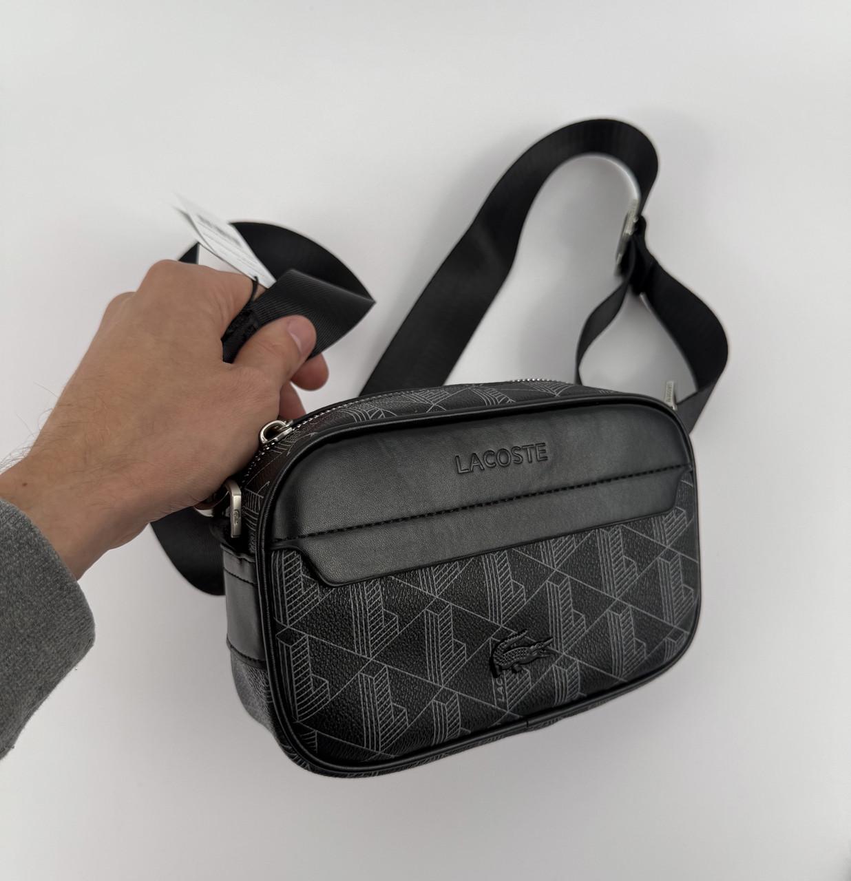 Сумка через плечо Lacoste crossbody monogram Черный - фото 8 Сумка через плечо Lacoste crossbody monogram Черный - фото 8