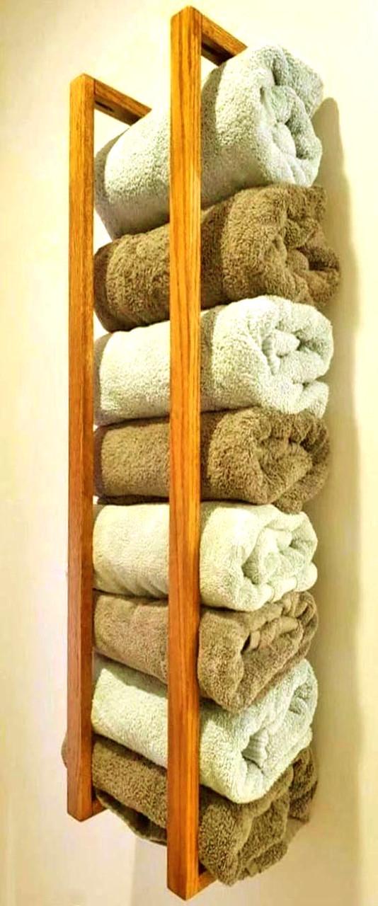 Полка для ванной из дерева Телико 110 Карри (ВНП/117503)