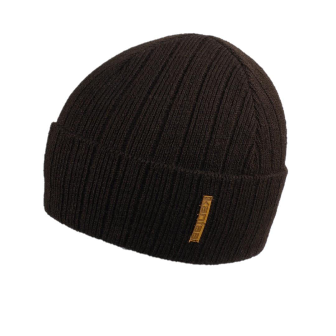 Мужская шапка Кahta Fashion Hat зима р. 56-58 Коричневый (OC-491)