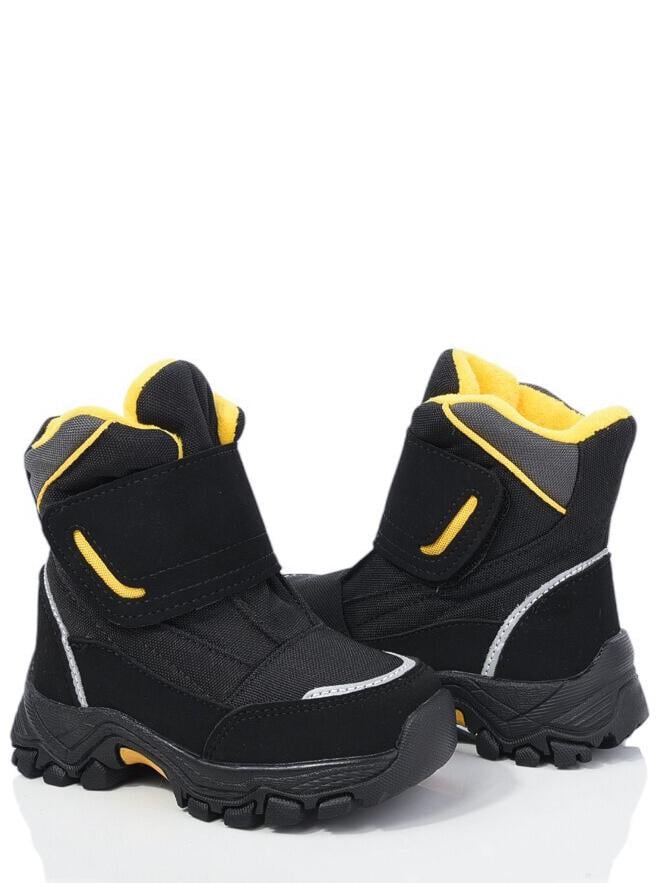 Сноубутсы на овчине Kimbo FGN2395-2B р. 28 Черно-желтый