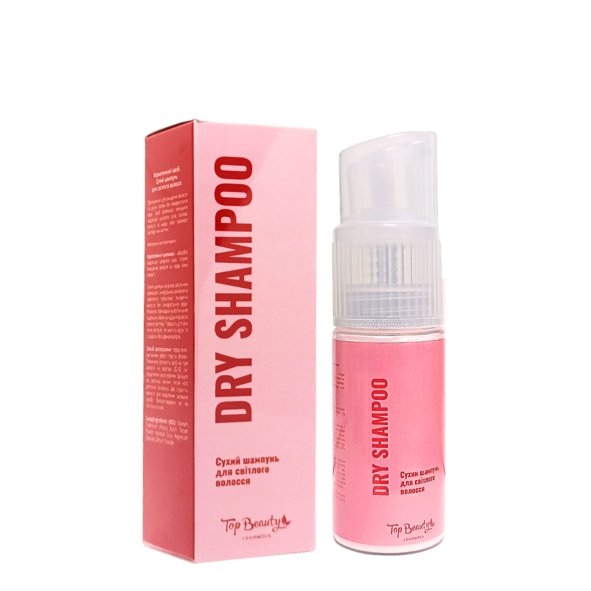 Шампунь сухой для светлых волос Top Beauty Dry Shampoo 60 мл