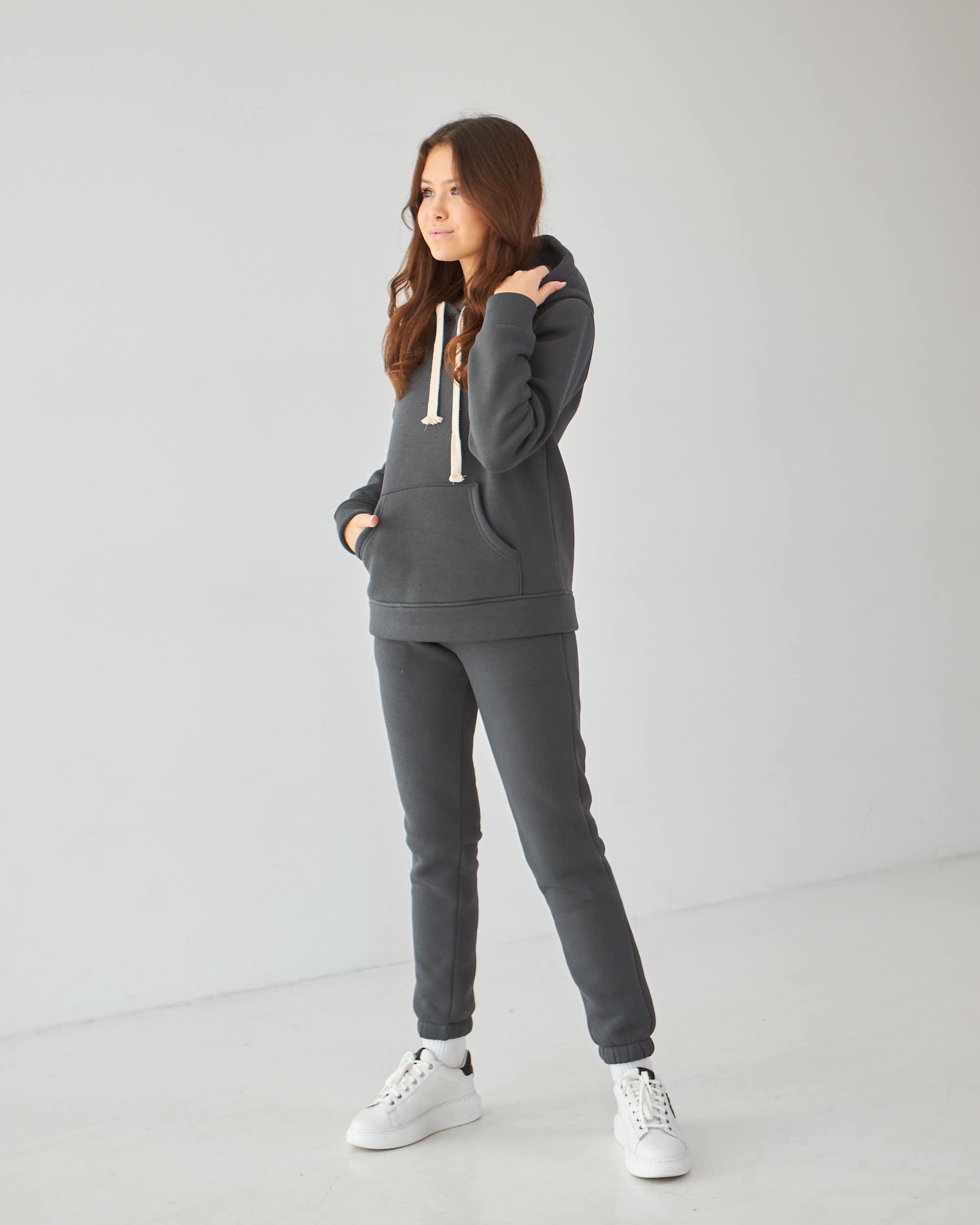 Костюм для девушек подростковый Diва 3333 утепленный 152 см XS Графитовый - фото 2 Костюм для девушек подростковый Diва 3333 утепленный 152 см XS Графитовый - фото 2